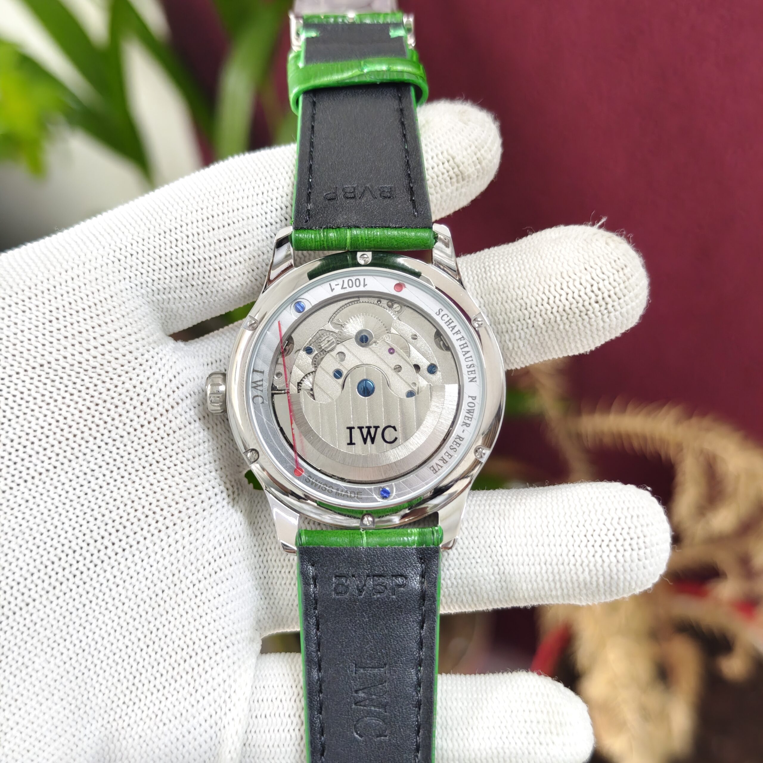 IWC Schaffhausen Portugieser Perpetual Calendar 42 Green Dial Swiss Automatic Watch - Image 2