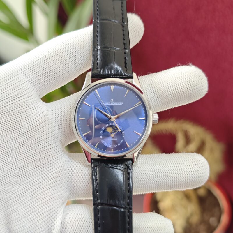 Jaeger-LeCoultre Master Control Moon Phase Steel Blue Dial Swiss Automatic Watch