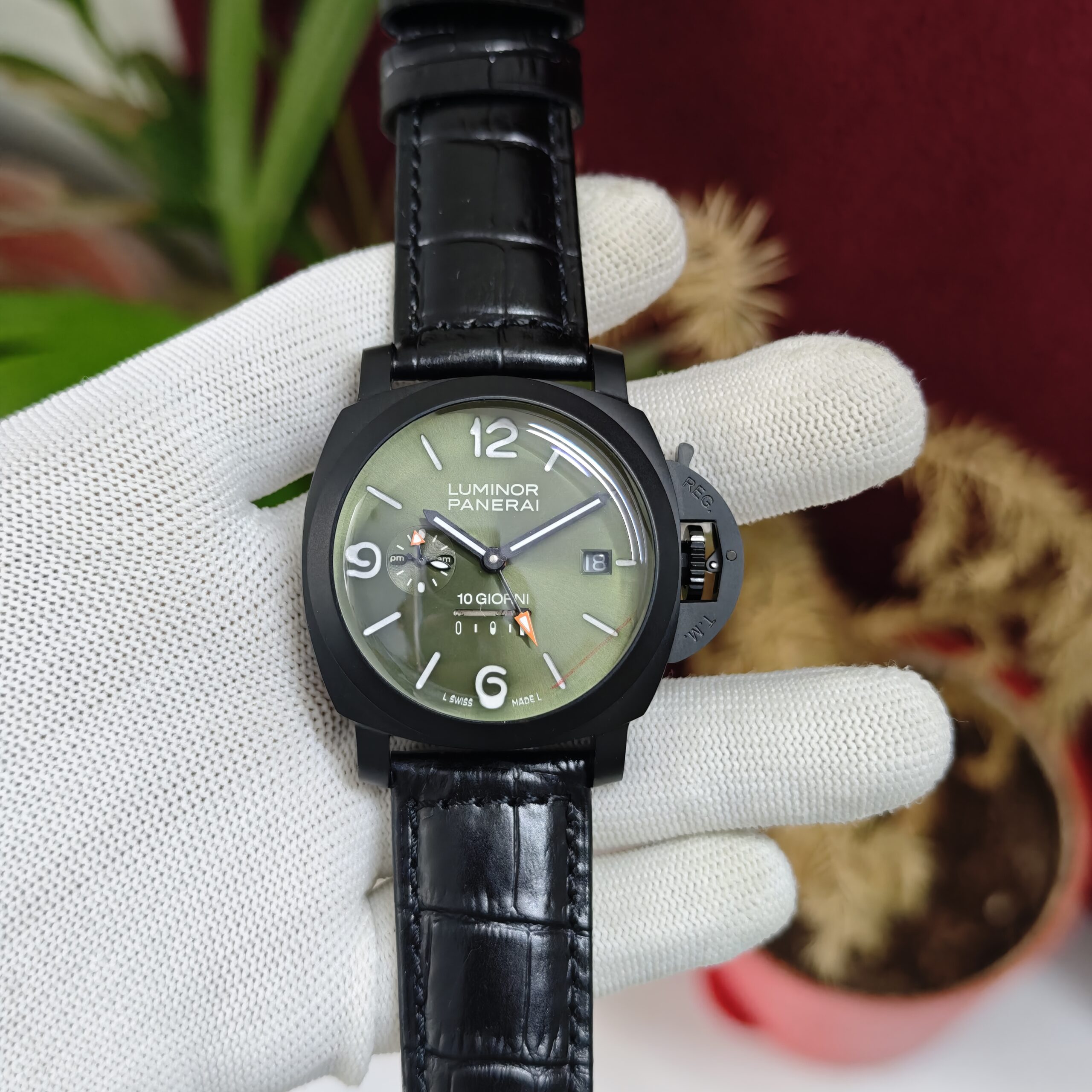 Panerai Submersible Navy SEALs Black Dial Swiss Automatic Watch With Black Rubber Strap