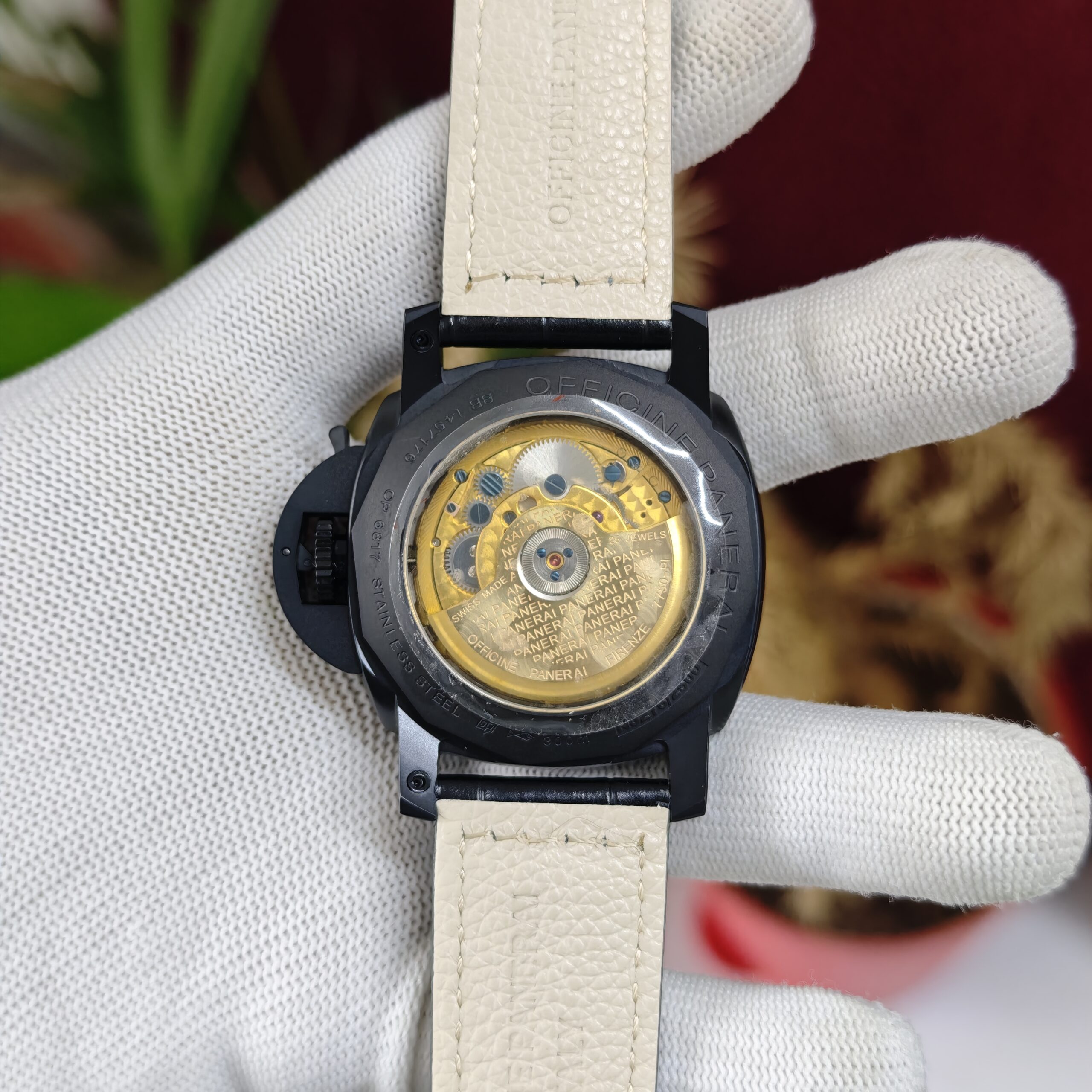 Panerai Submersible Navy SEALs Black Dial Swiss Automatic Watch With Black Rubber Strap