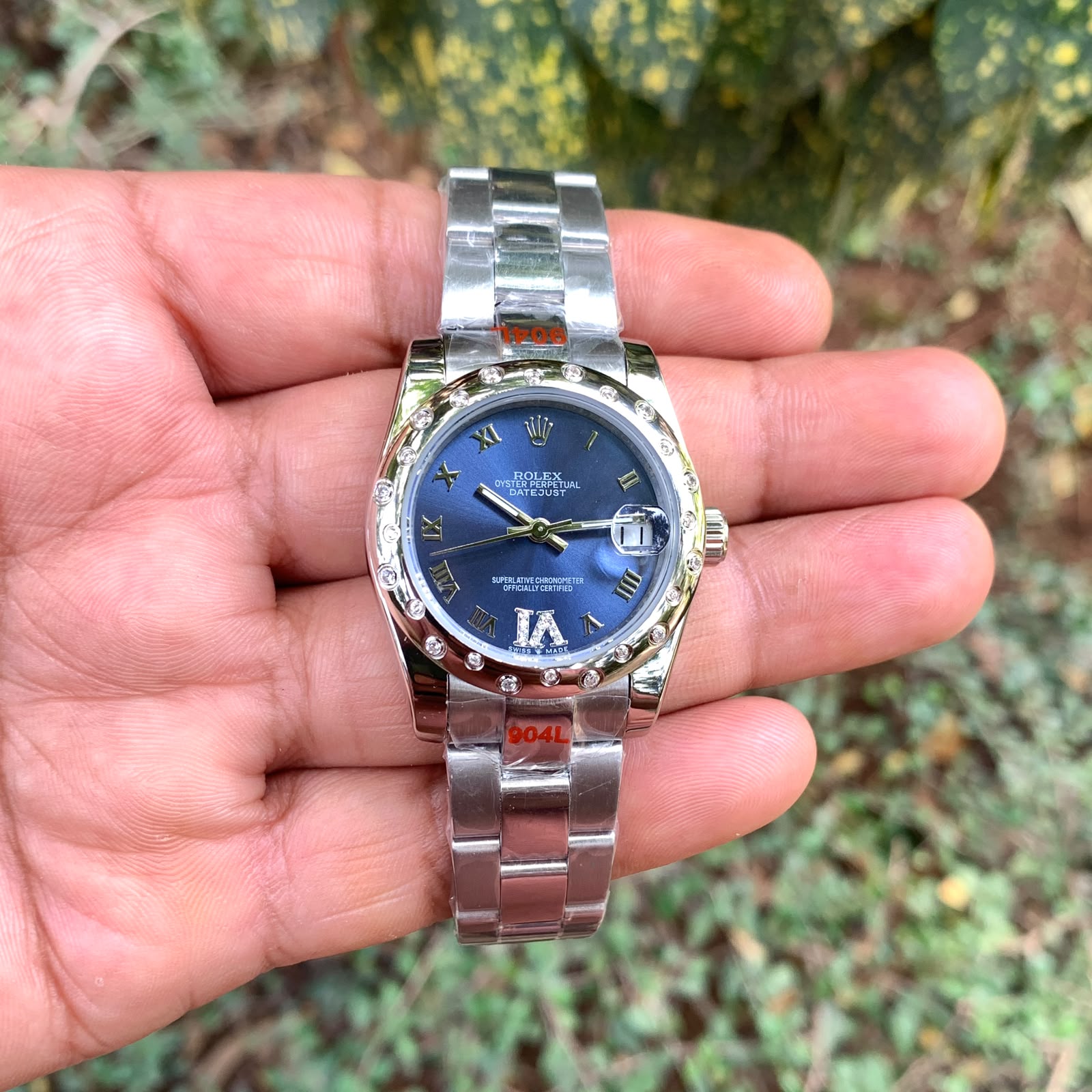 Rolex Oyster Perpetual Datejust Stainless Steel Dial Stainless Steel Bracelet Strap Swiss Automatic Watch